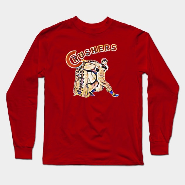 Lodi Crushers Baseball Long Sleeve T-Shirt by Kitta’s Shop